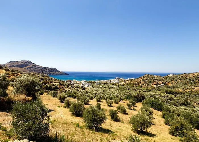 Almond Cottage With A Sea View Above Plakias